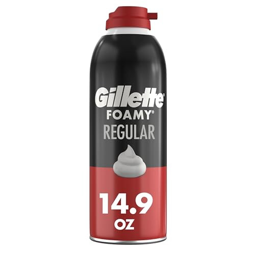 Gillette Men's Foamy Classic Regular Shave Foam 2-Pack