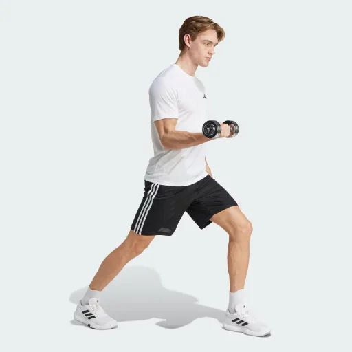 Adidas Men Train Essentials Piqué 3-Stripes Training Shorts Deal