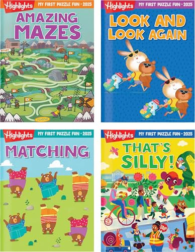 Highlights My First Puzzle Fun 4-Book Set