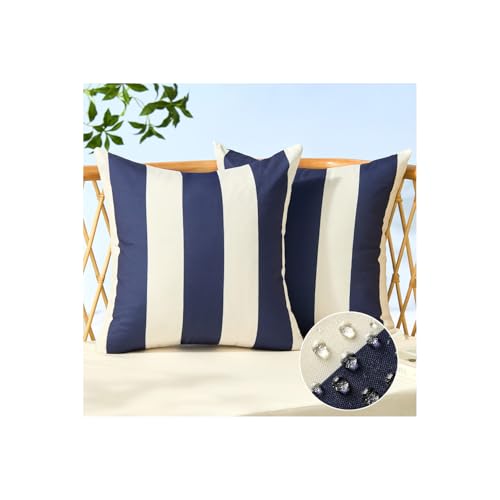 Allorry Outdoor Pillow Covers 2-Pack Striped