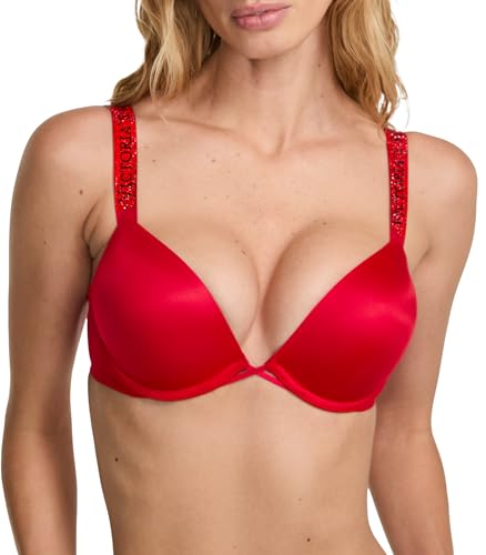 Victoria's Secret Very Sexy Bombshell Logo Shine Strap Push-Up Bra 34B Deal