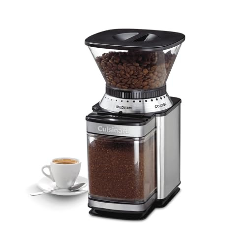 Cuisinart Electric One-Touch Automatic Burr Coffee Grinder, 18-Position Grind Selector
