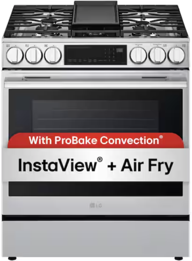 LG 30 in. 6.3 cu. ft. Smart Oven 5-Burner Gas Range