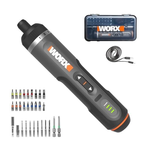 WORX WX242L 4V Lithium Screwdriver 30-Piece Accessory Kit