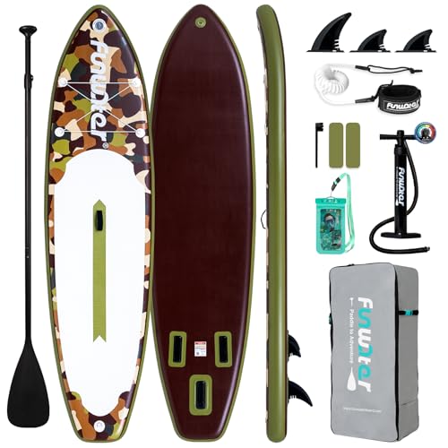FunWater Inflatable Stand-Up Paddle Board 11' x 33" Deal