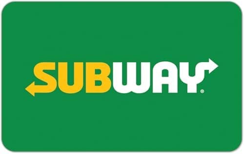 SUBWAY $50 eGift Card