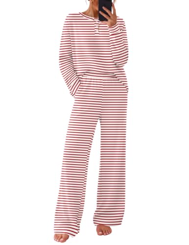 Ekouaer Womens 2 Piece Cotton Lounge Set Deal