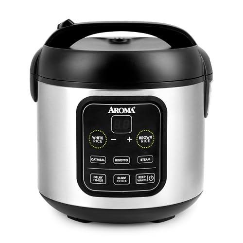 2-Qt Aroma Housewares Rice & Grain Cooker Slow Cook (ARC-994SB)