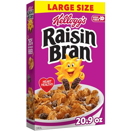 Kellogg’s Raisin Bran Breakfast Cereal 20.9 Oz