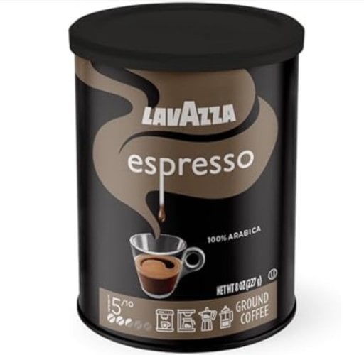Lavazza Espresso Ground Coffee, Medium (4-Pack)