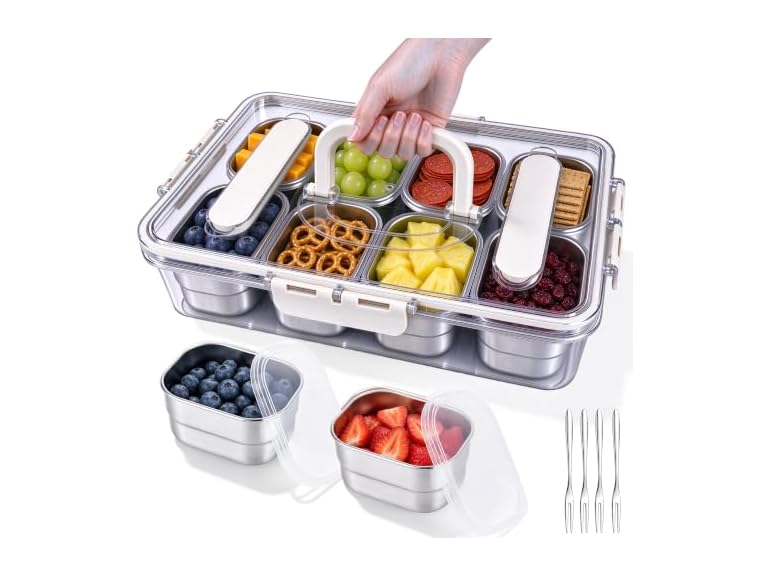 Stainless Steel Snackle Box