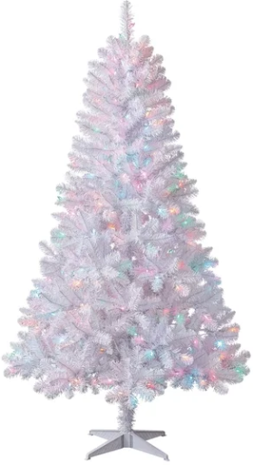 6.5' Pre-Lit Madison Pine Artificial Christmas Tree with Color-Changing LED Lights Deal