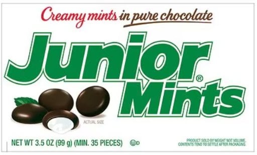 Junior Mints Chocolate Covered Mint Chocolate 3.5 oz Deal