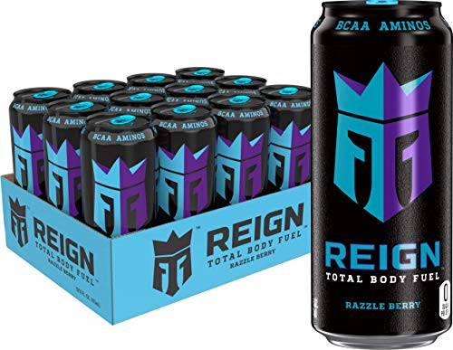 REIGN Total Body Fuel, Fitness & Performance Drink (Razzle Berry) 12-Pack 16-Oz