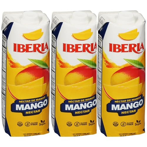 Iberia Mango Nectar 33.8 fl oz (Pack of 3)