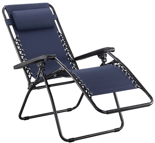 Red Shed Zero Gravity Patio Chair, Blue