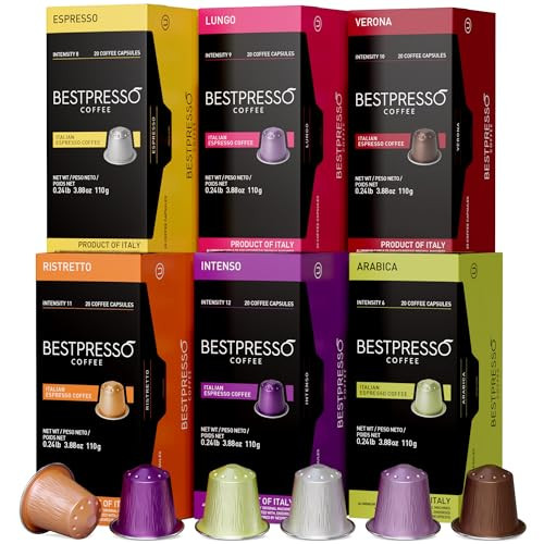 Bestpresso Nespresso OriginalLine 120 pods Variety Pack
