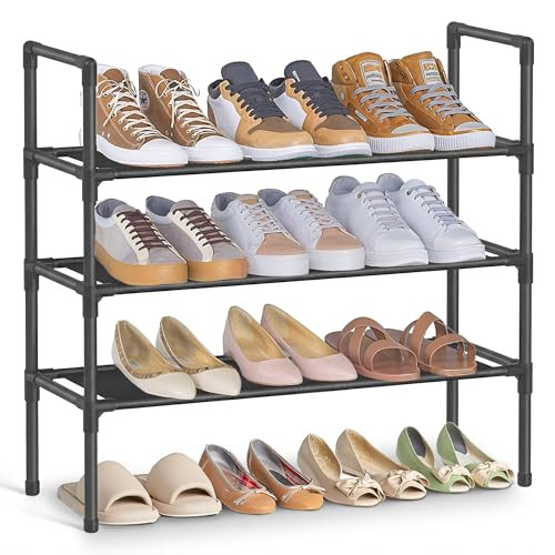 SONGMICS 3-Tier 12-Pair Shoe Rack