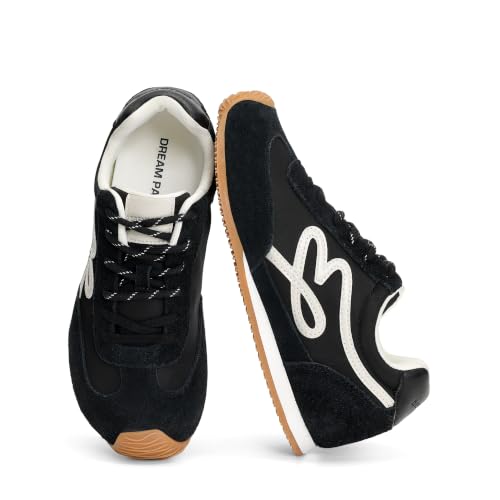 DREAM PAIRS Women's Retro Low Top Lace-Up Fashion Shoes