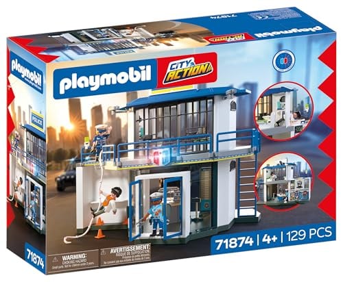 Playmobil Police Station with Investigation Room Playset (71874) Deal