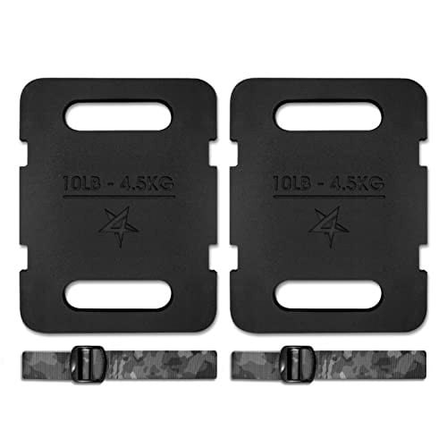 Yes4All 20LB Attachable Rucking Weight for Backpack (10LB x 2) Deal