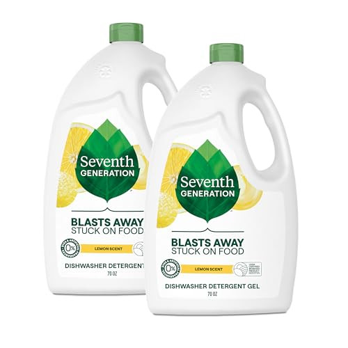 Seventh Generation Dishwasher Detergent Gel 2-Pack 70-Oz