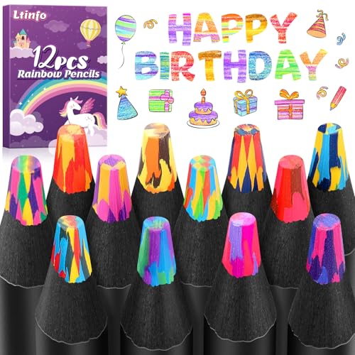 12-Pack Rainbow Colored Pencils Deal