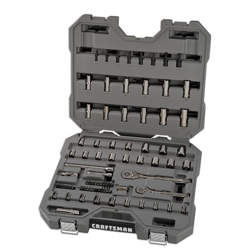 CRAFTSMAN OVERDRIVE 80-Piece Mechanics Tool Set w/ Standard SAE/Metric Sockets