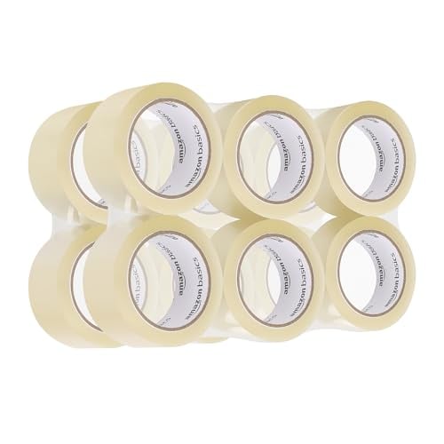 Amazon Basics Packaging Tape 1.6 Mil 12-Roll Deal