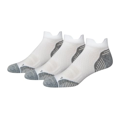 Amazon Essentials Men's Cushioned Athletic Low Cut Running Socks 3-Pack