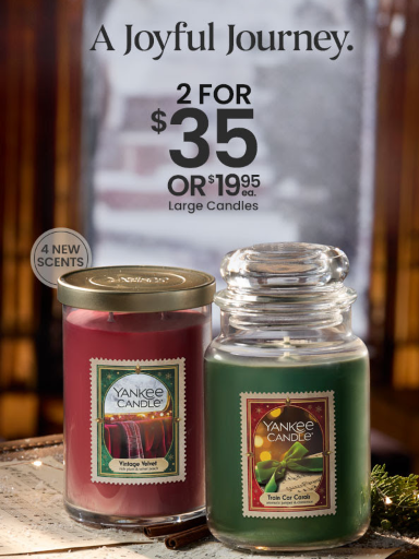 Yankee Candle Large Candle Sale