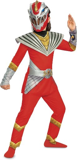 Disguise Girls Red Ranger Costume L (10-12)