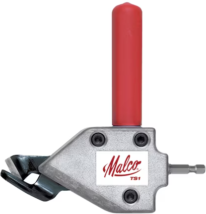 Malco Turbo Shear Metal Cutting Tool Box Cutter Attachment