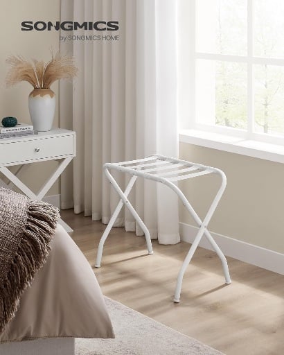 SONGMICS Foldable Luggage Rack - Set of 2 Deal