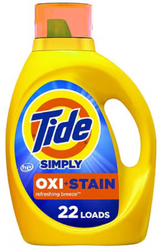 Tide Simply Oxi Boost - 4 Bottles