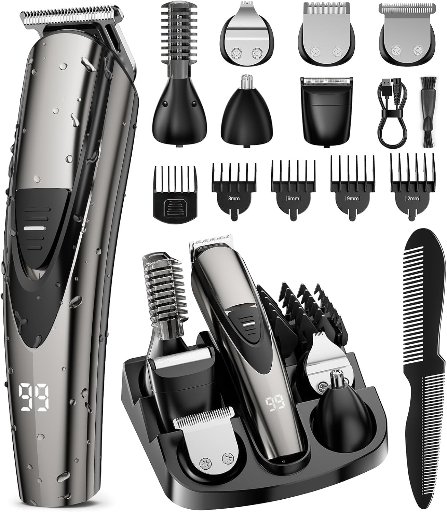 SHPAVVER 12-in-1 Cordless Grooming Kit