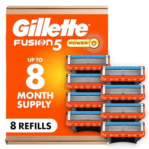 Gillette Fusion5 Power Razor Blade Refills 8-Count