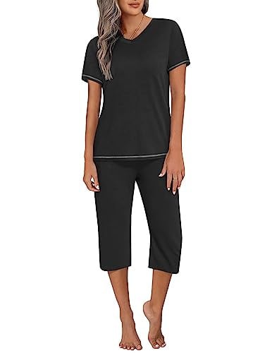 Ekouaer Short-Sleeve Sleepwear Sets Deal