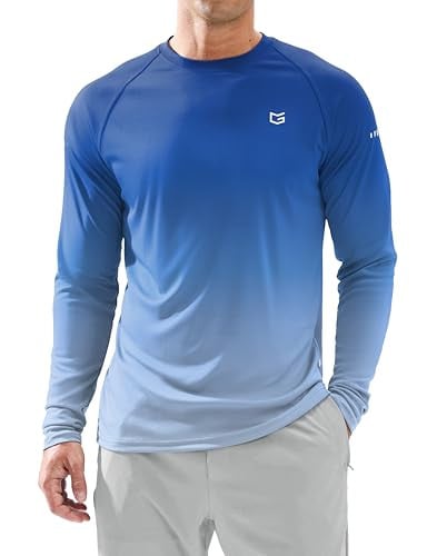 Men’s Lightweight Long- Sleeve Shirt with UPF 50+ Sun Protection Deal