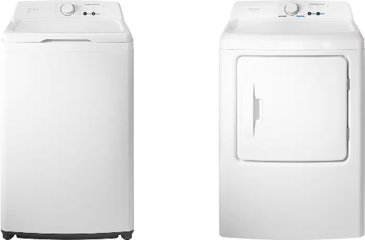 Insignia 3.7 Cu. Ft. Top-Load Washer & 6.7 Cu. Ft. Electric Dryer Deal
