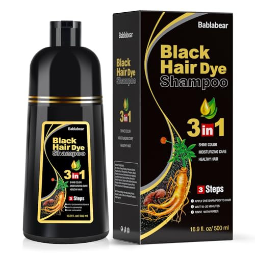 Black Hair Dye Color Shampoo