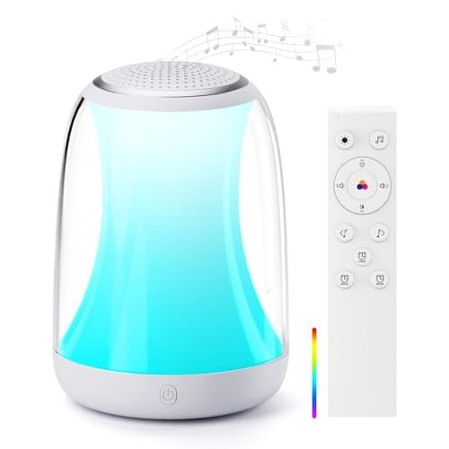 Hotmoon Sound Machine & Night Light w/ Remote Control & 27 Soothing Sounds