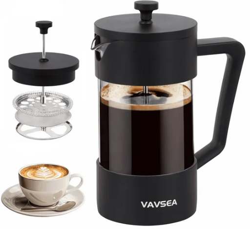 VAVSEA French Press Coffee Maker 34 oz. 1 Liter 