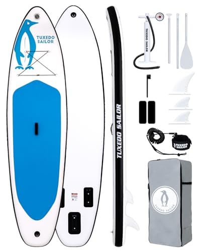 Tuxedo Sailor Inflatable Stand-Up Paddle Board 10'6" Deal