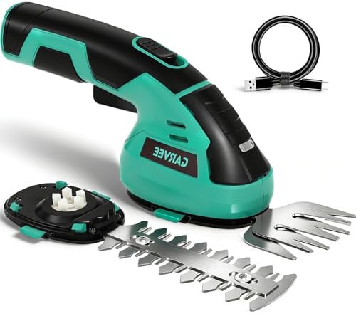 Garvee 2-in-1 Cordless 7.2V Hedge Trimmer & Grass Shears w/ 2.0Ah Lithium-Ion Battery Deal