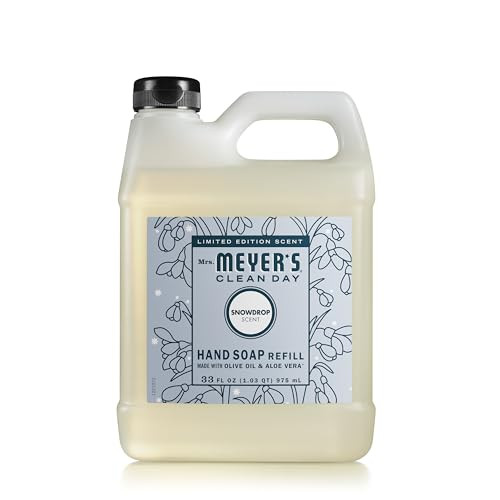 Mrs. Meyer's Clean Day Liquid Hand Soap Refill 33 oz (Snow Drop)
