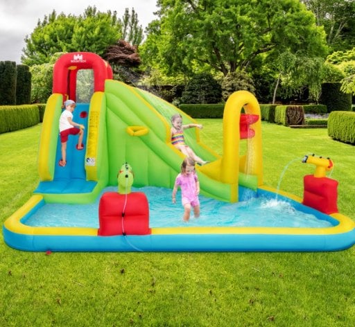 Costway 13.1' Outdoor Inflatable Water Bounce House w/ 480W Blower