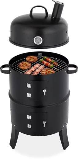 Zimtown 21" 3-Level Charcoal Grill & Smoker Deal
