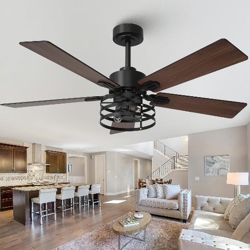 Vaczon 52" Farmhouse Ceiling Fan w/ Light Deal
