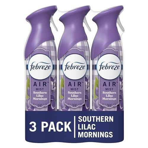 Febreze Air Mist Freshener Spray Lilac 3-Pack 8.8-Oz